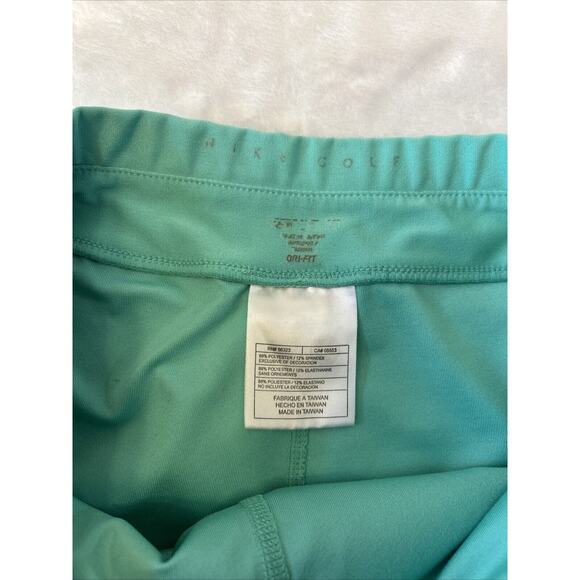 Nike Golf Dri Fit Skort/Skirt Women's S Green Zippered Pockets Tennis - Picture 6 of 7